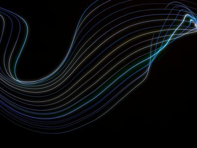 Abstract flow lines representing active lifestyle and energy
